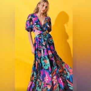 Baltic Born Vibrant Floral Maxi Dress
